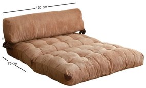 Fold canapea Fold Kadife 2 Camel
