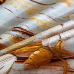 Lenjerie de pat din microfibra MELVORI colorata Dimensiune lenjerie de pat: 2 buc 70 x 80 cm | 160 x 200 cm