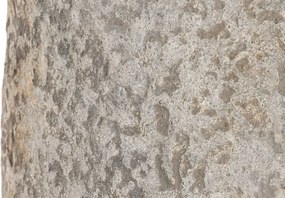 Vază decorativă de podea, stil rustic artizanal, culoare gri, din teracotă, „Terracotta”