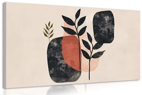 Tablou japandi natura moartă a frunzelor