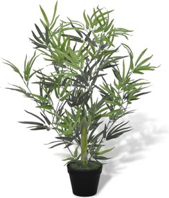 vidaXL Bambus artificial cu ghiveci, 80 cm
