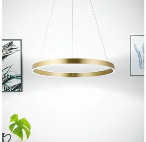 Eglo 33484 - Pendul suspendat ALCAZABA LED, 2 x 18W, 230V, 3000K, Ø55 cm, auriu