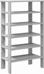 vidaXL Pantofar, gri sonoma, 61x32x105 cm, lemn compozit