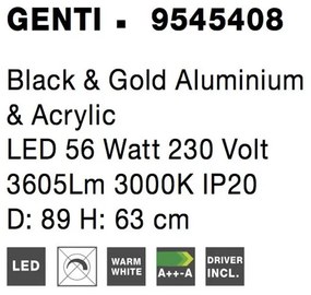 Lustra LED design modern deosebit Genti