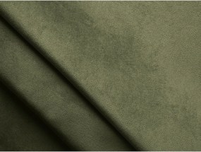 Pat matrimonial verde tapițat cu spațiu de depozitare cu somieră 140x200 cm Lemi – Makamii