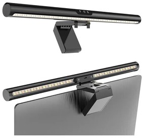 LED iluminare tactilă reglabilă monitor 42 cm, 5W, 5V, 3000-6000K, negru