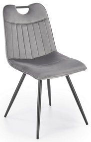Scaun de bucaterie Olindo, gri