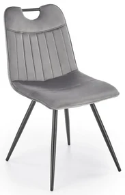 Scaun de bucaterie Olindo, gri