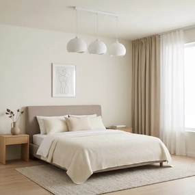 Brilagi - Lustră suspendată pe cablu WABI SABI 3xE27/40W/230V albă