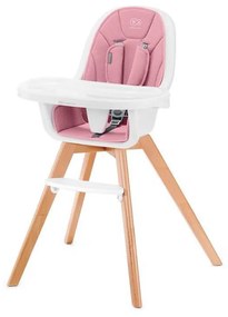 Scaun de masă 2 în 1 pentru bebeluși TIXI roz KINDERKRAFT
