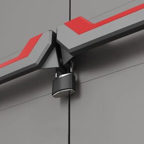 Dulap din plastic STILO LOW - 90 x 68 x 39 cm