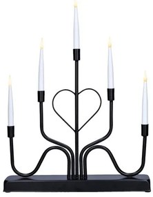 Solight 1V280 - Sfesnic LED de Crăciun, 5xLED/2xAA, alb cald