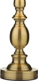 Där Lighting MAD4275 - Lampă de masă MADRID 1xE27/60W/230V maro/alamă