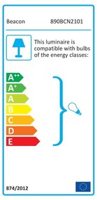 Aplică de perete din lemn de brad Zikzak Camlı Aplik