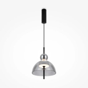 Lustra/Pendul LED design modern decorativ Bangkok 25cm, fumuriu