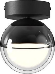 Plafonieră LED ZIREA LED/7W/230V Ø 12 cm neagră