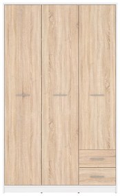 Dulap de haine Nepo Plus 36 (alb + stejar sonoma) . 1098438