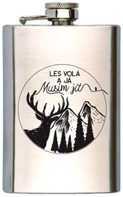 Sticlă de alcool Bohemia Gifts - Pădurea te cheamă, 200 ml