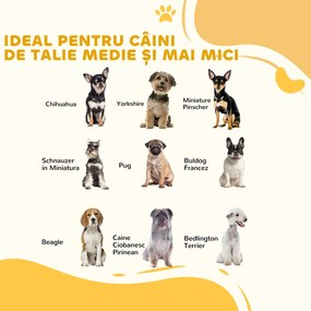 PawHut Gard Pliabil Câini Oțel | Aosom Romania