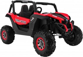 Masinuta Electrica cu acumulator pentru copii NOVOKIDS™ Buggy UTV , 2 locuri, Cu faruri luminoase, Roti din Cauciuc EVA, 3-12 ani , max 50 kg , 2