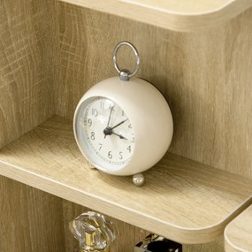 HOMCOM Masă de machiaj cu oglindă, scaun, sertare și rafturi alb | Aosom Romania