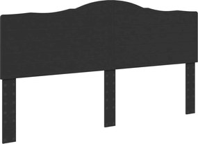 vidaXL Tăblie cap Stejar Negru 200 cm Lemn compozit