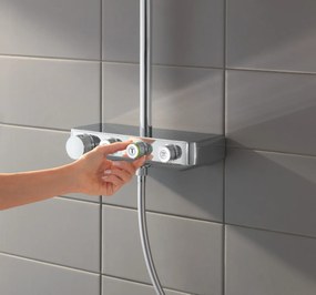 Coloana dus cu termostat pentru montare pe perete Grohe Euphoria SmartControl-26507000