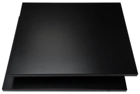 Rafturi negre pentru sistemul de rafturi modulare 2 buc 32x27 cm Mistral Kubus - Hammel Furniture