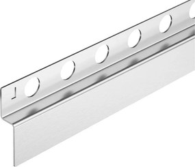 Profil inclinat stanga pentru perete Balneo Floor Strips 170 cm finisaj inox periat