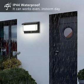 Aplică LED solară cu senzor SUN LUME LED/10W/3,7V 4000 mAh IP44