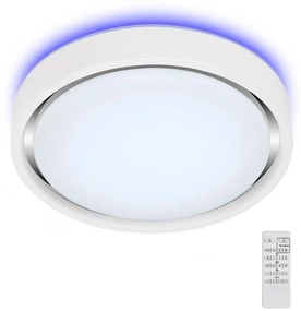 Plafonieră LED RGB dimabilă cu senzor Briloner 3227-016 LED/24W/230V + telecomandă