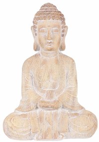 Decorație de grădină Buddha șezând, magneziu, 38 x21 x 54 cm