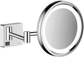 Hansgrohe AddStoris oglindă cosmetică 21.7x21.7 cm rotunde cu iluminare crom 41790000