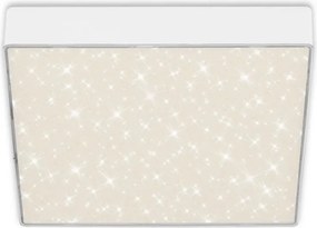 Mini Plafoniera LED alb cu efect starlight STAR SKY 21x21cm