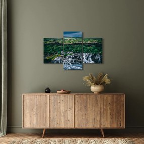 Tablou cu cascade în natură (90x60 cm)