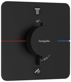 Hansgrohe ShowerSelect Comfort Q baterie cadă-duș ascuns negru 15583670