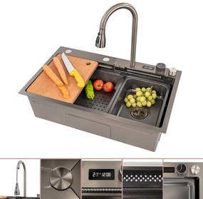 Chiuvetă din oțel inoxidabil Rose