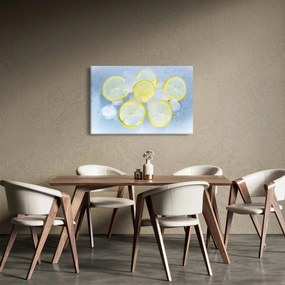 Tablou cu lămâie în gheață (90x60 cm)