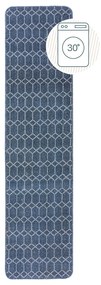 Covor tip traversă albastru închis lavabil 57x230 cm Argyll – Flair Rugs