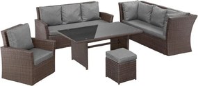 Set luxos mobilier de grădină din ratan Avenberg FIRENZE