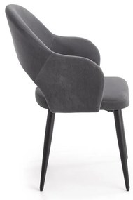 Scaun de bucaterie Rainer, gri/negru