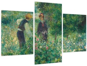 Tablou - Auguste Renoir, Picking Flowers, reproducere (90x60 cm)