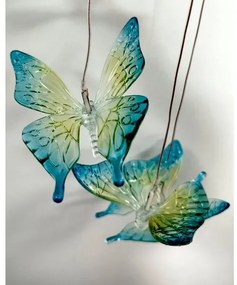 Lampă solară LED RGB 6xLED/1,2V 300 mAh IP44 - model fluture