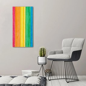 Tablouri tipărite pe pânză Dungi colorate