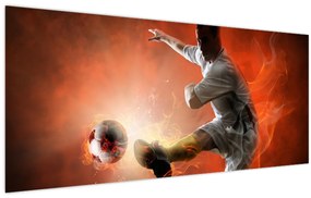 Tablou - Fotbalistul (120x50 cm)