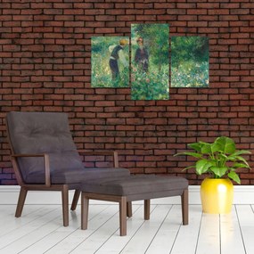 Tablou - Auguste Renoir, Picking Flowers, reproducere (90x60 cm)