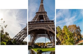 Tablou - Turnul Eiffel colorat (90x60 cm)
