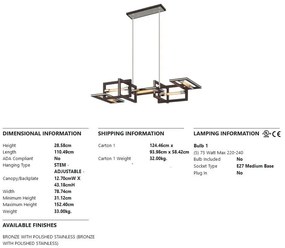 Lustra suspendata LUX, design modern, ENIGMA cu 5 surse de lumina