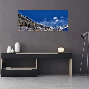 Tablou - Orășel de munte (120x50 cm)