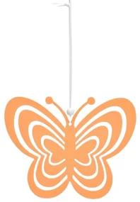 Fluture metalic de agatat PASTEL BUTTERFLY - mai multe culori Culoare: Portocaliu